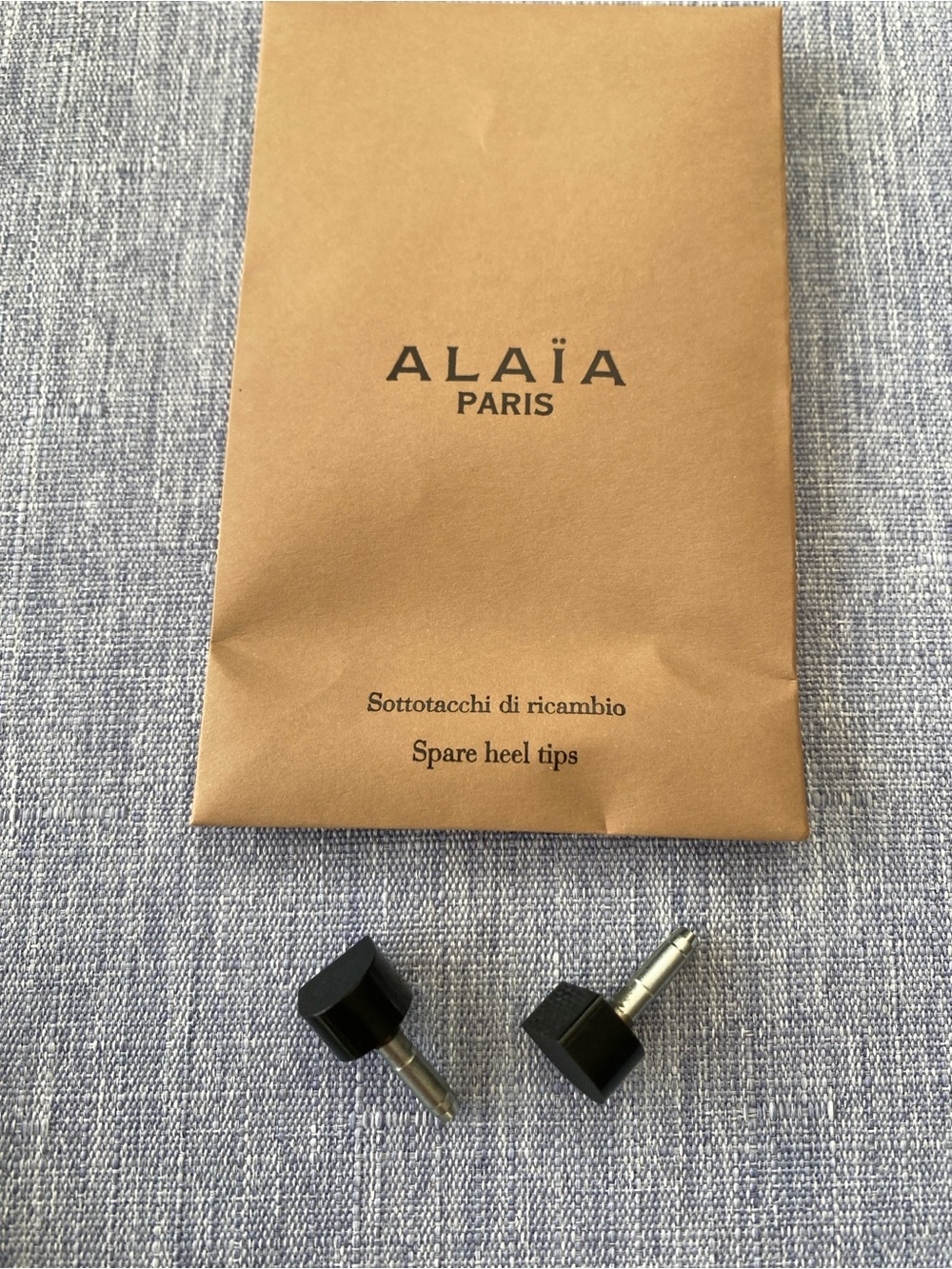 Authentic ALAiA Paris | Full Packaging Set Box 2 Dust Bags Heel Tips Decoration - Picture 9 of 16